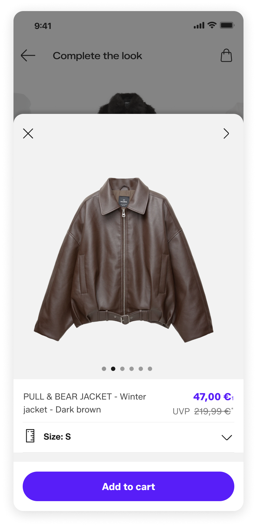 View item details